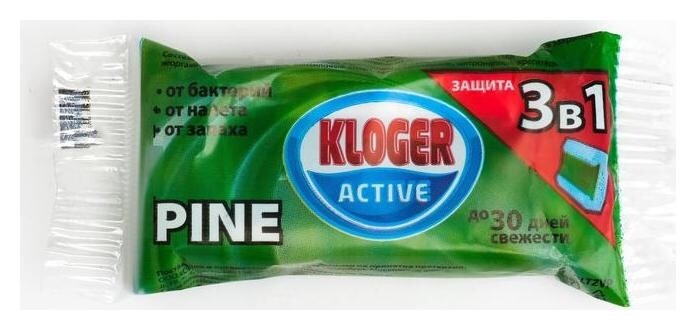 Запасной блок для унитазов Kloger, с гелевой вставкой "Лесной", 40 г Kloger