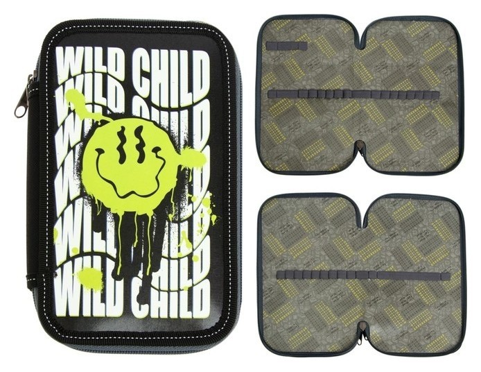 

Пенал 2 секции Calligrata «Смайлик», 125 х 205 мм, ламинированный картон