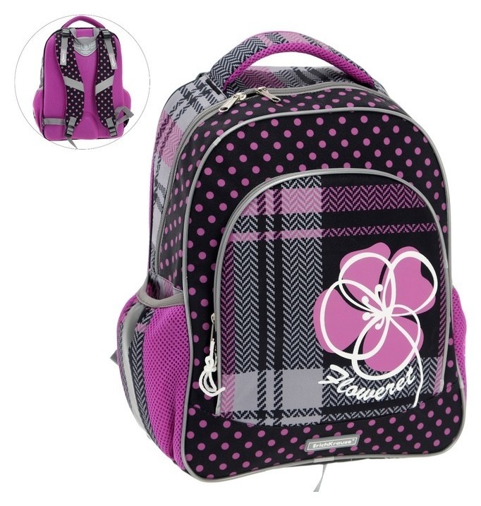 

Рюкзак каркасный Erich Krause Ergoline 15l, 39 х 28 х 14 мм, Pansy, фиолетовый