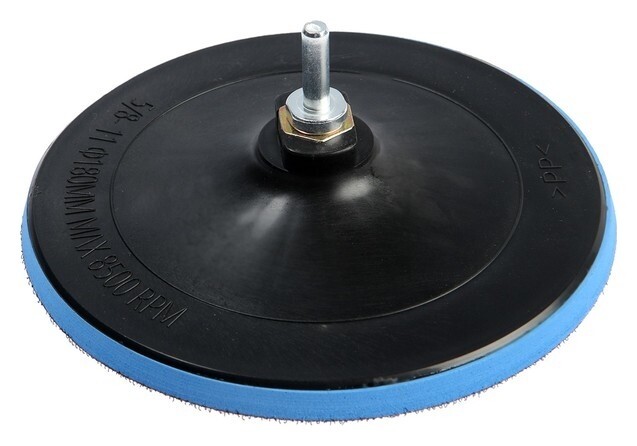 Насадка с липучкой для дрели и УШМ тундра, м14, с адаптером, 180 мм  Tundra