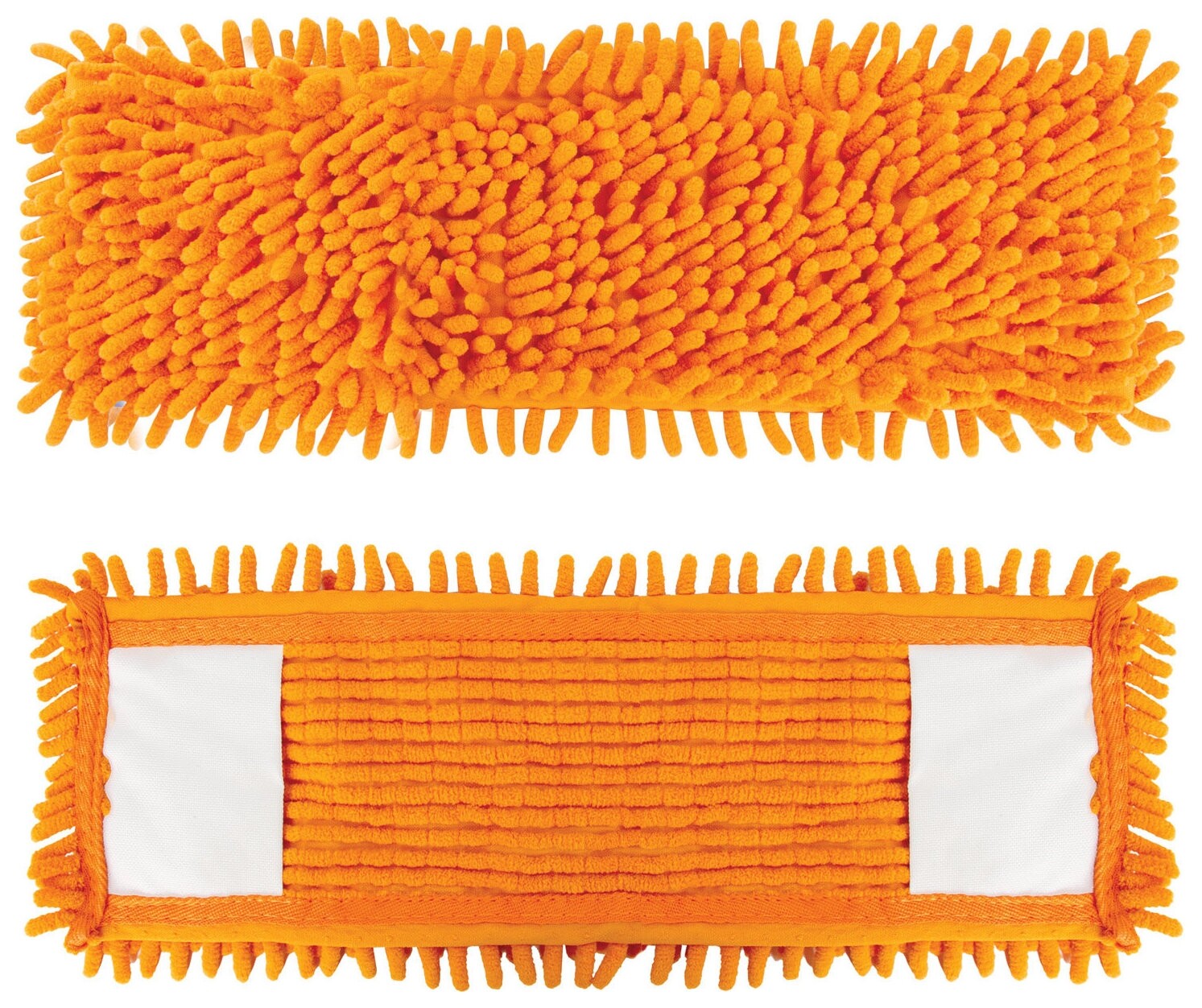 Насадка МОП плоская для швабры/держателя 40 см, карманы (ТИП К), ворсистая микрофибра, ворс 2 см, Laima, 605032  Лайма