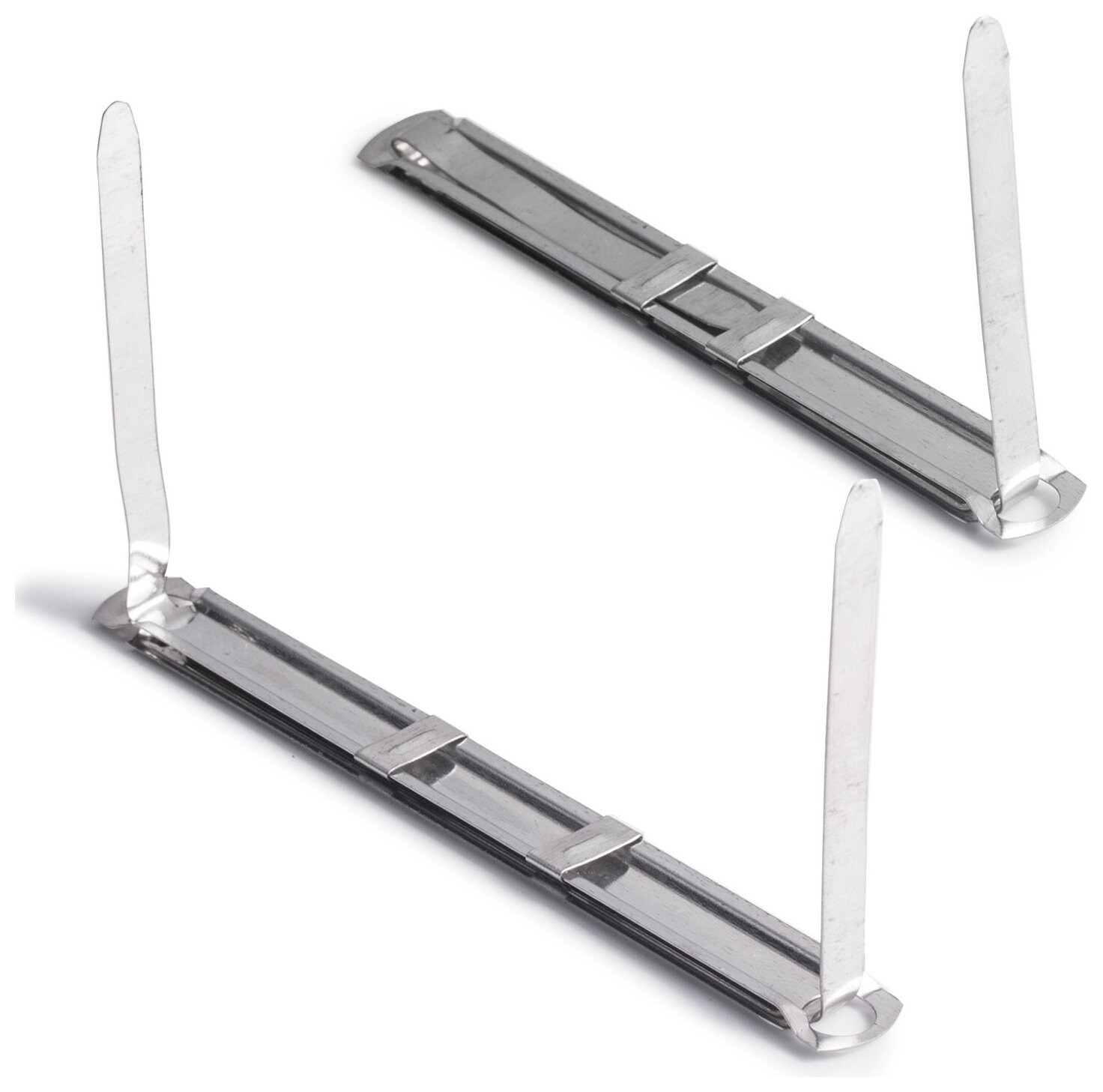 Скоросшиватель металлический Staff "Basic", комплект 50 шт., 224622  Staff