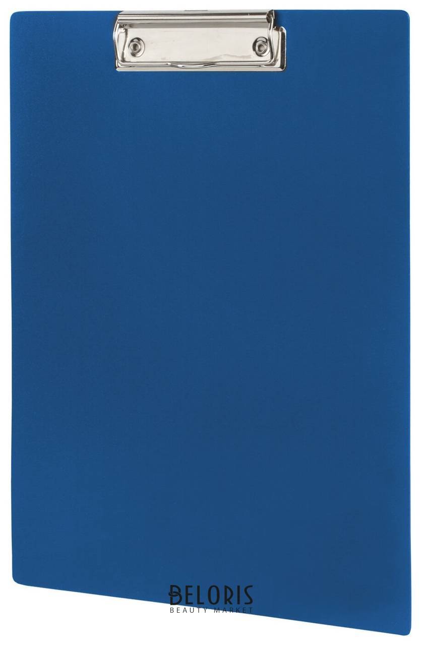 Доска-планшет Staff с прижимом А4 (315х235 мм), пластик, 1 мм, синяя, 229222 Staff