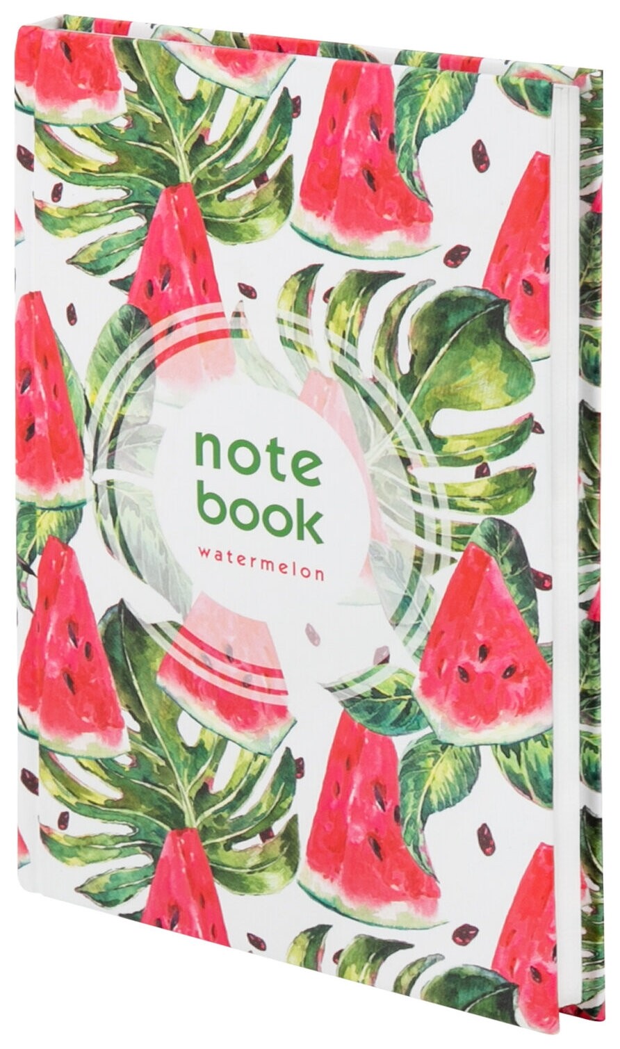 Блокнот А5 (135х206 мм), 80 л., твердый, клетка, выборочный лак, Staff, "Juicy", 111605  Staff