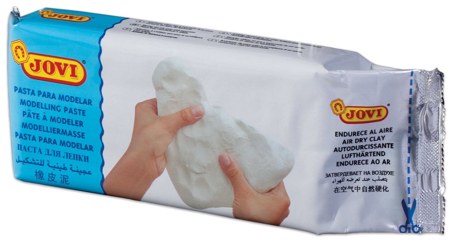 Паста (Масса) для моделирования и лепки Jovi, отвердевающая, 250 г, белая, 83  Jovi