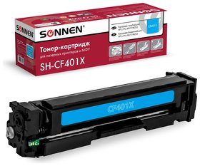 Картридж лазерный Sonnen (Sh-cf401x) для HP LJ Pro M277/m252 высшее качество, голубой, 2300 страниц, 363943 Sonnen