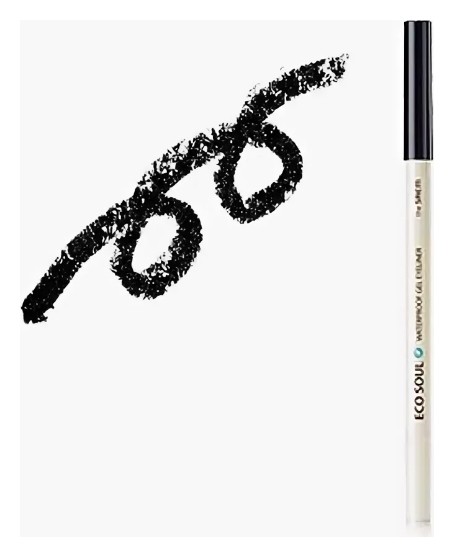 Карандаш для глаз водостойкий гелевый Eco Soul Waterproof Gel eyeliner  The Saem