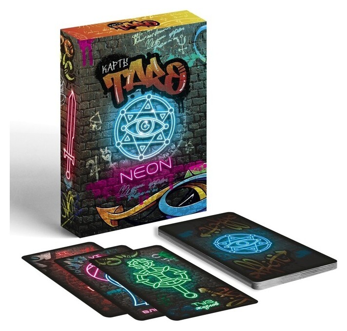 Карты таро «Неон», 78 карт, 16+  Лас Играс