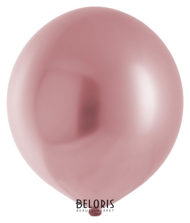 Шар латексный 18 «Хром», набор 5 шт., цвет блестящий розовый Gemar