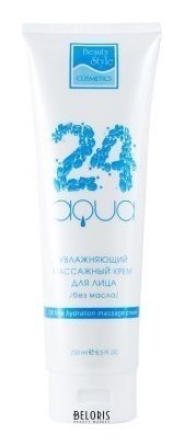 Увлажняющий массажный крем для лица, без масла «Аква 24» Beauty Style Аква 24