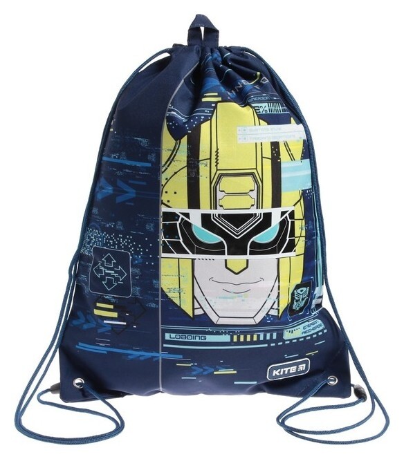 Мешок для обуви Transformers, 460 X 330 мм, синий 