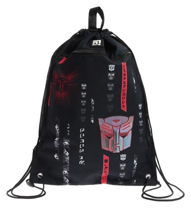 Мешок для обуви Transformers, 460 X 330 мм, "Generations", черный  