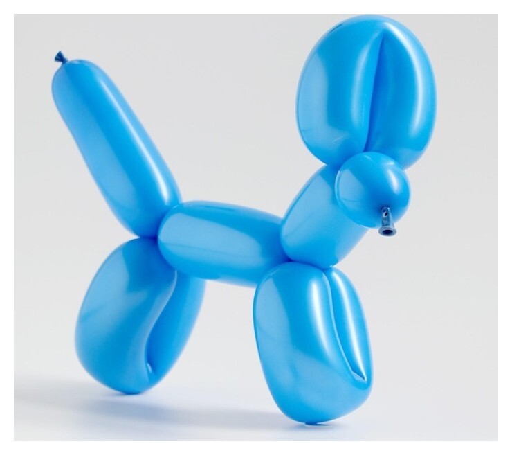 Шар для твистинга латексный 150", стандарт, набор 10 шт., цвет синий  Дон Баллон