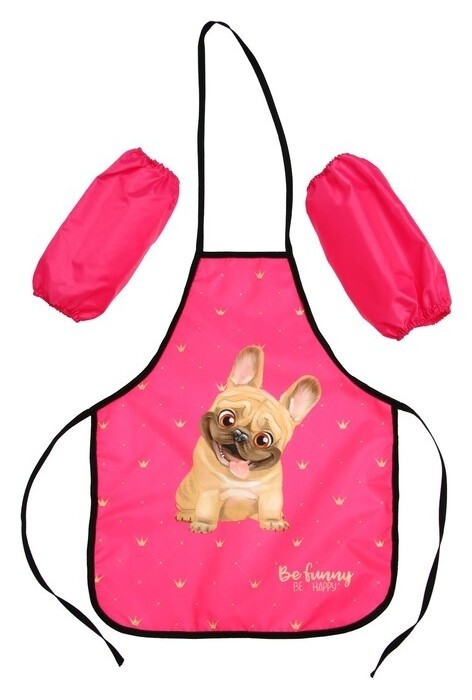 Фартук для труда + нарукавники Calligrata "Бульдожка", 485 х 395/250 х 160 мм, (Рост 116-152 см)  Calligrata