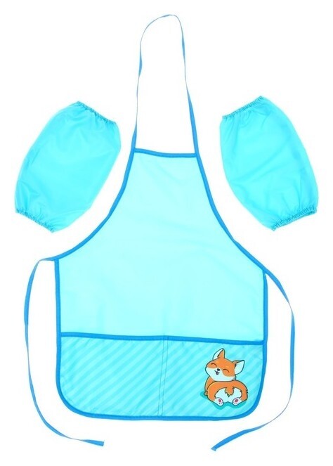 Фартук для труда + нарукавники Calligrata "Корги", 485 х 395/250 х 160 мм, (Рост 116-152 см)  Calligrata