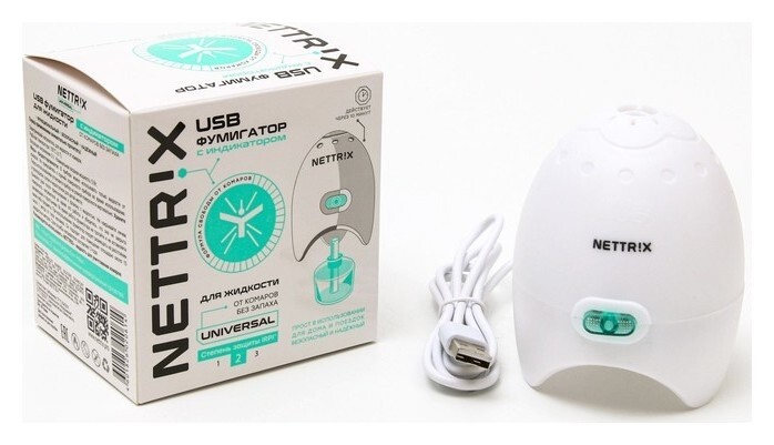 USB фумигатор "Nettrix" Universal, 5V, для жидкости  Nettrix