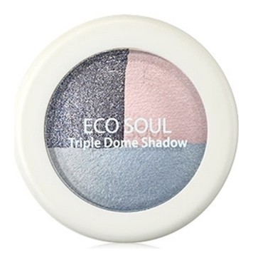 Тени для век тройные Eco Soul Triple Dome Shadow   The Saem