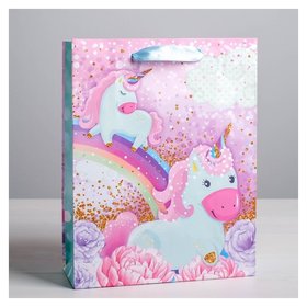 Пакет ламинированный вертикальный «Розовые мечты», L 31 × 40 × 9 см Дарите счастье