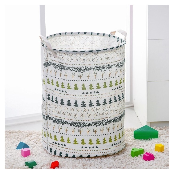 Корзина для игрушек "Лес" 35×35×44 см  