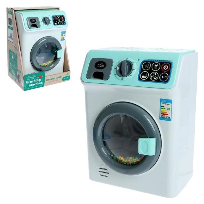 Бытовая техника «Стиральная машина» свет, звук, барабан крутится  