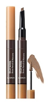 Тушь- карандаш для бровей Eco Soul Brow Pencil & Mascara The Saem