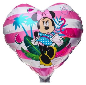 Фольгированный шар, минни маус, на палочке 17" Disney