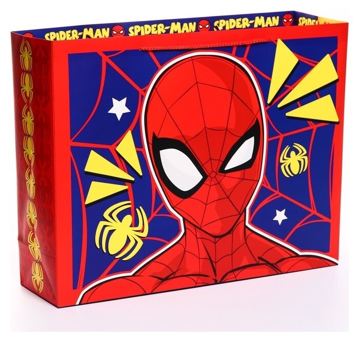 Пакет ламинат горизонтальный, человек-паук, 50 х 40 х 15  Marvel Comics