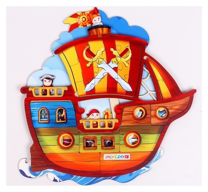 Пазл «Пиратский корабль»  Smile Decor