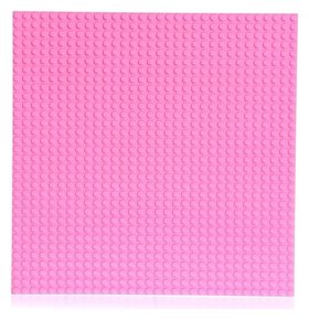 Пластина-основание для конструктора, 25,5 × 25,5 см, цвет розовый 