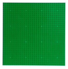 Пластина-основание для конструктора, 25,5 × 25,5 см, цвет зелёный 