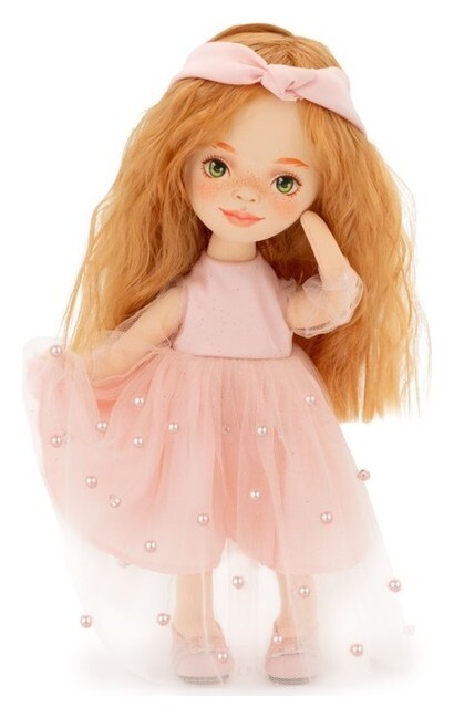 Мягкая кукла «Sunny в светло-розовом платье», 32 см  Orange toys