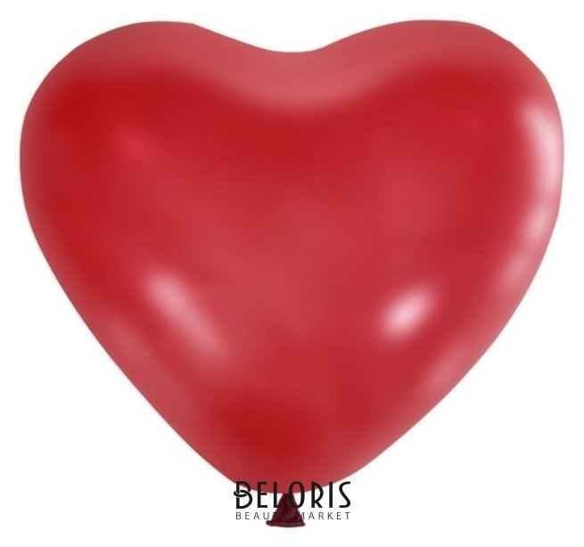 Шар латексный 12 «Сердце» Cherry Red, набор 50 шт. Latex Occidental