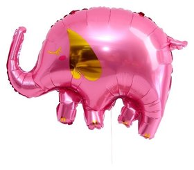 Шар фольгированный 24" «Слон», розовый Страна Карнавалия