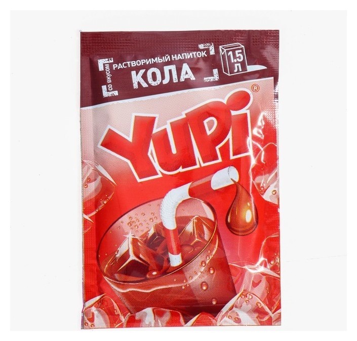Растворимый напиток Yupi кола, 15 г  Yupi