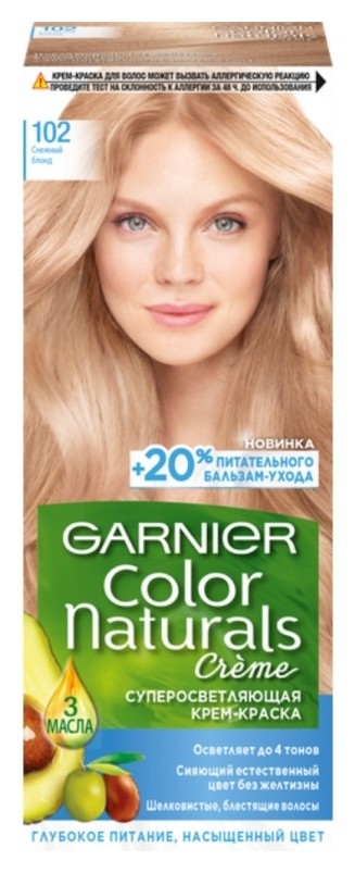 Тон 102 Снежный блонд  Garnier