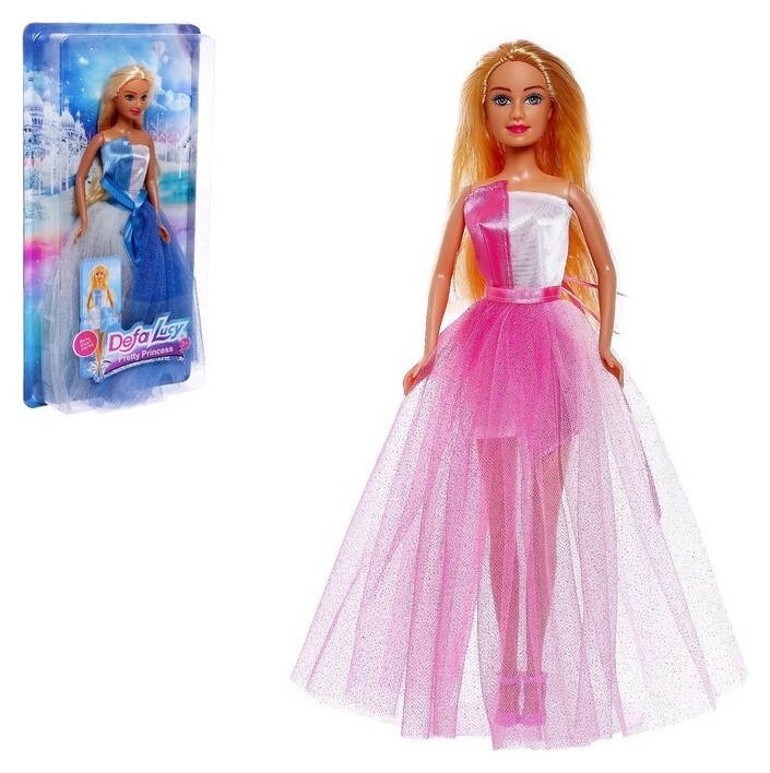 Кукла-модель «Анна», в платье, цвет розовый  Defa Lucy