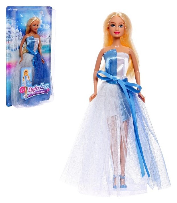 Кукла-модель «Анна», в платье, цвет синий  Defa Lucy