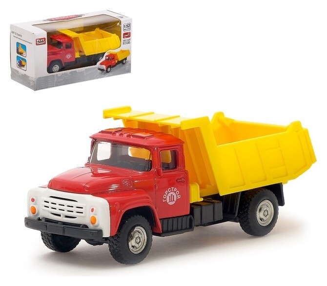 Грузовик металлический «Самосвал», масштаб 1:52, инерция  Play Smart (Joy Toy)