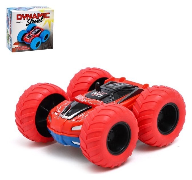 Перевёртыш инерционный «Трюкач», цвет красный  