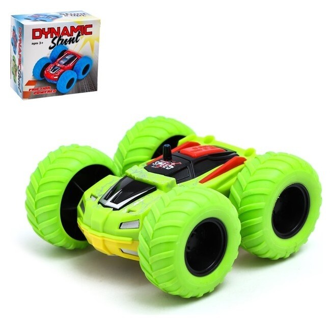 Перевёртыш инерционный «Трюкач», цвет зелёный  