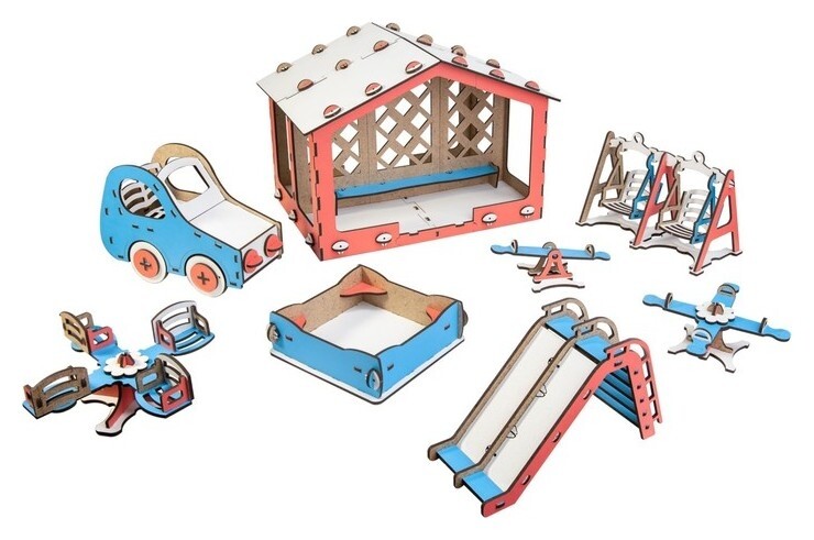 Набор для кукол, город «Детский сад»  