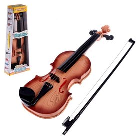 Игрушка музыкальная «Скрипка. маэстро», звуковые эффекты, цвет светло-коричневый 