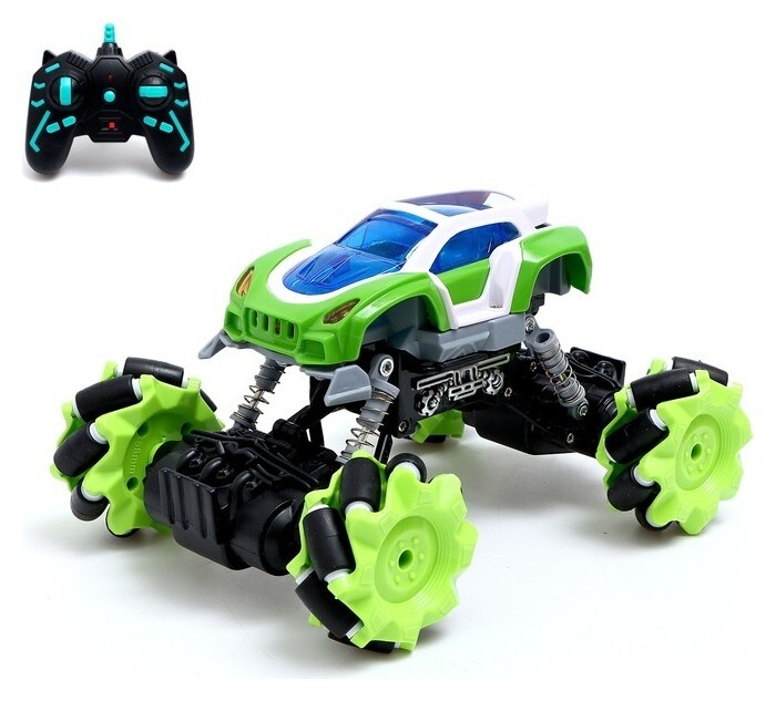 Джип радиоуправляемый Drift, 4wd, дрифт, работает от аккумулятора, цвет зелёный  Автоград