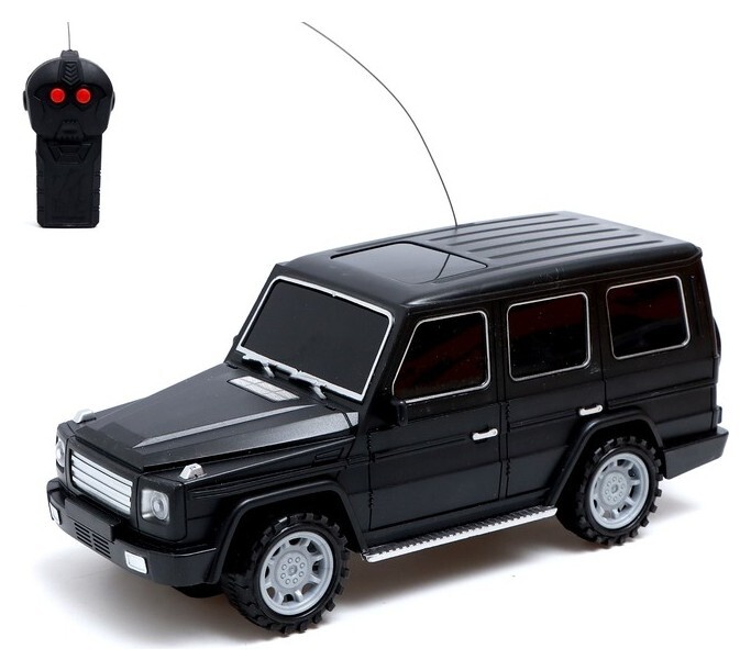 Джип радиоуправляемый «Гелик», работает от батареек, цвет чёрный  