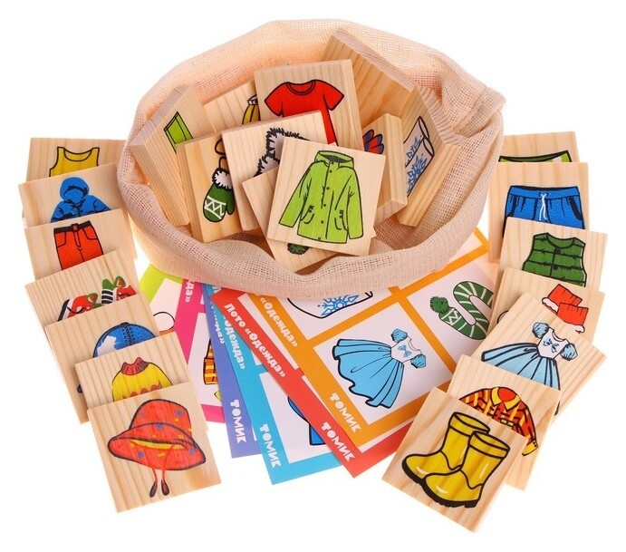 Лото "Одежда" 24 дет. 1-77  Томик