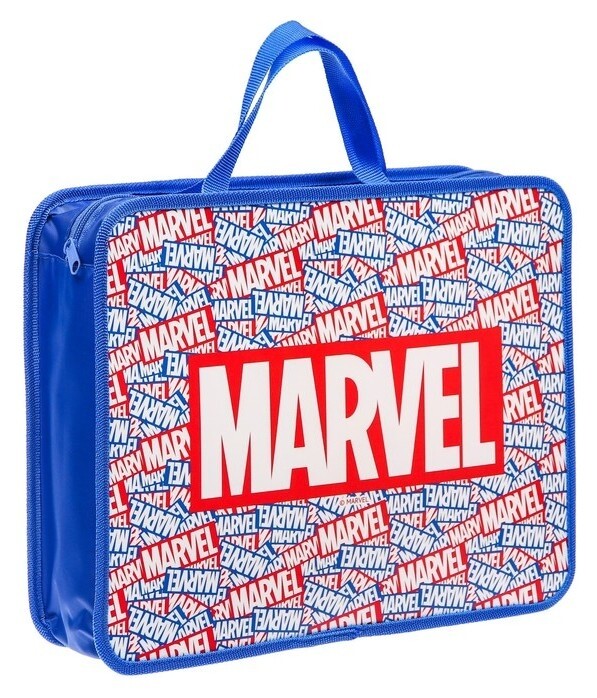 Папка с ручками пластик А4 75мм 330*260 пм-а4-26, мстители «Marvel»  Marvel Comics