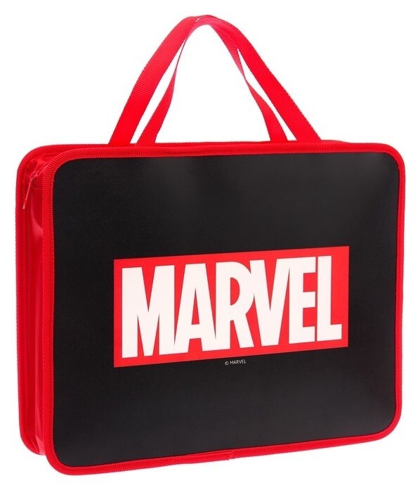 Папка с ручками пластик А4 75мм 330*260 пм-а4-26, мстители «Marvel» Marvel Comics