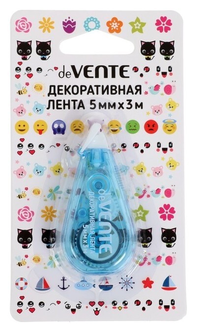 Корректирующая лента 5 мм х 3 м, Devente Whales, декоративная  deVente