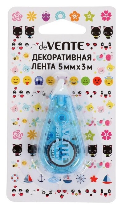 Корректирующая лента 5 мм х 3 м, Devente Flower, декоративная  deVente