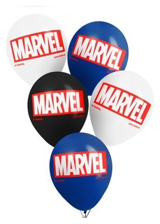 Воздушные шары цветные "Marvel", мстители, 12 дюйм (Набор 5 шт) Marvel Comics